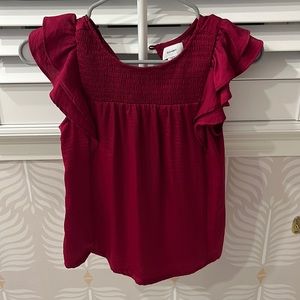 Maroon blouse